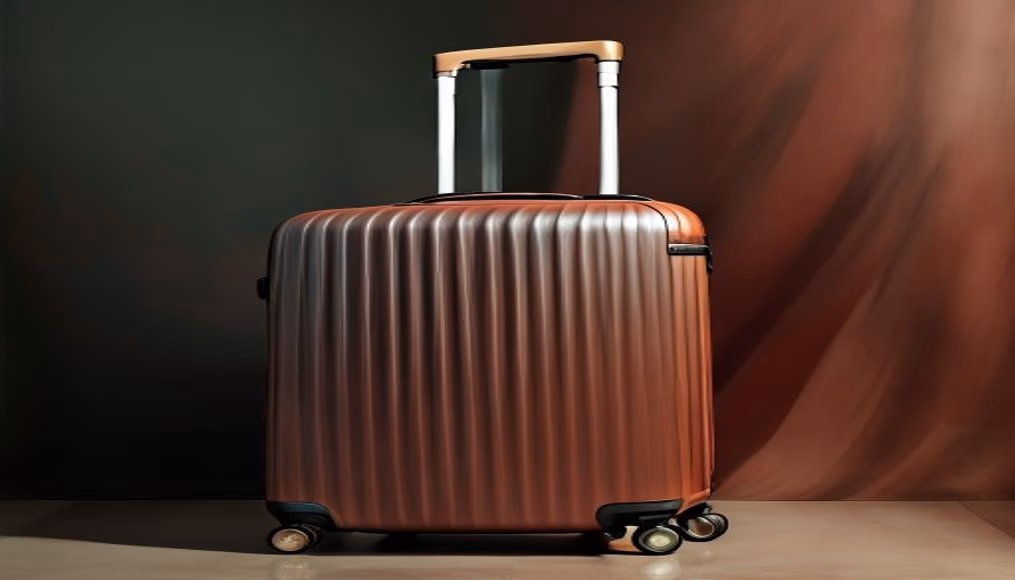 Valextra avietta carry-on em fotografia editorial de luxo