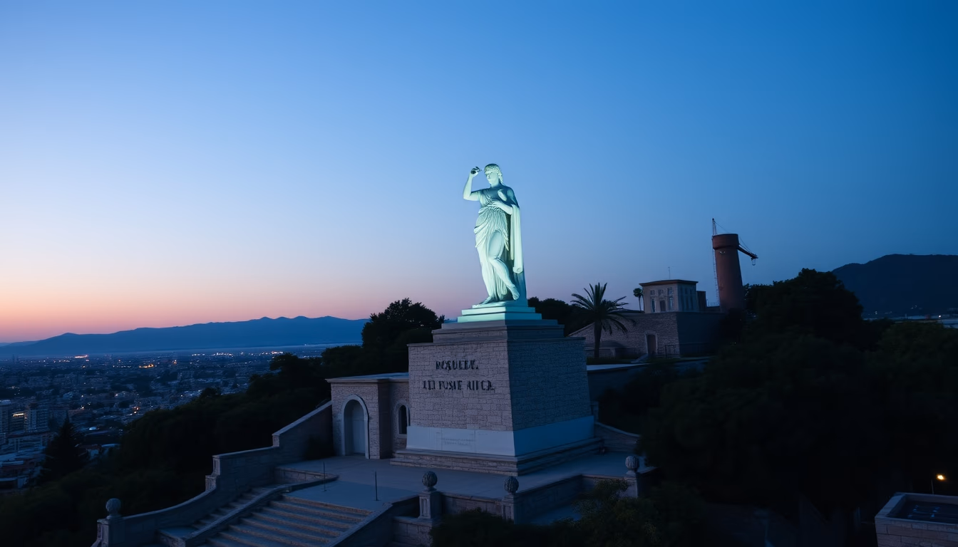 venus de milo in editorial style