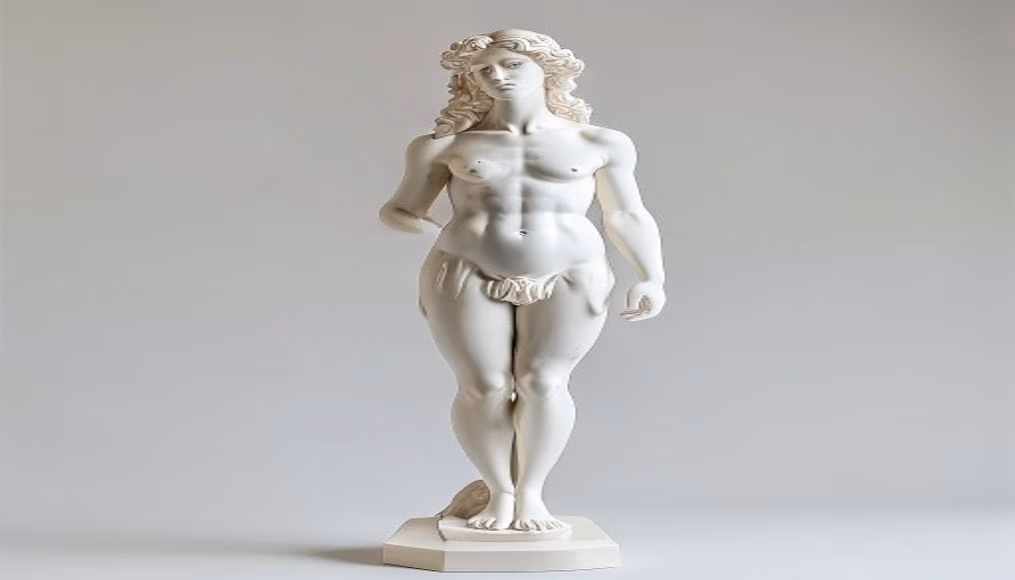 venus de milo armless in editorial style