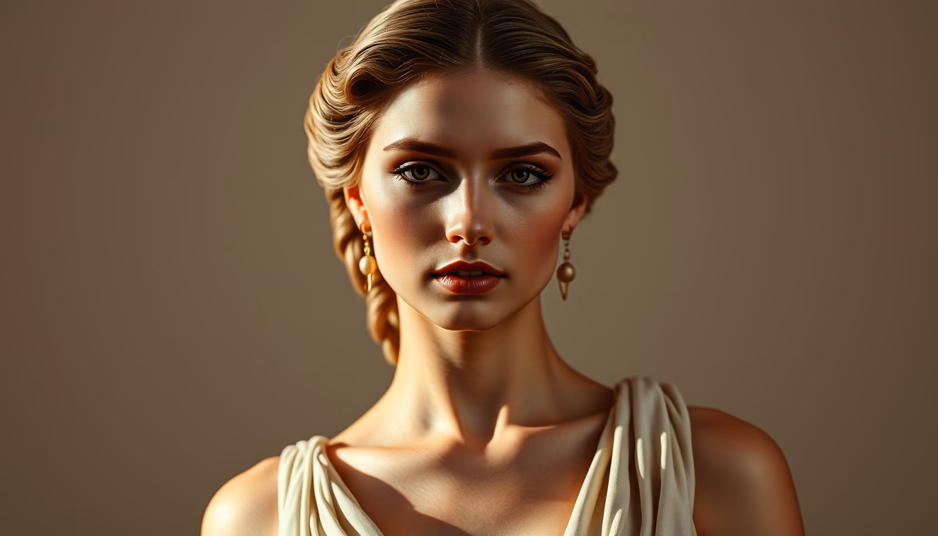 venus de milo in editorial style