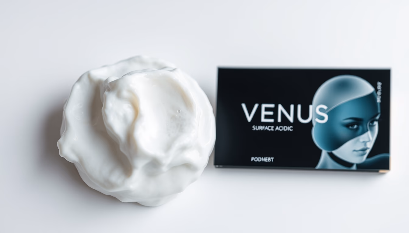 venus surface acidic in editorial style