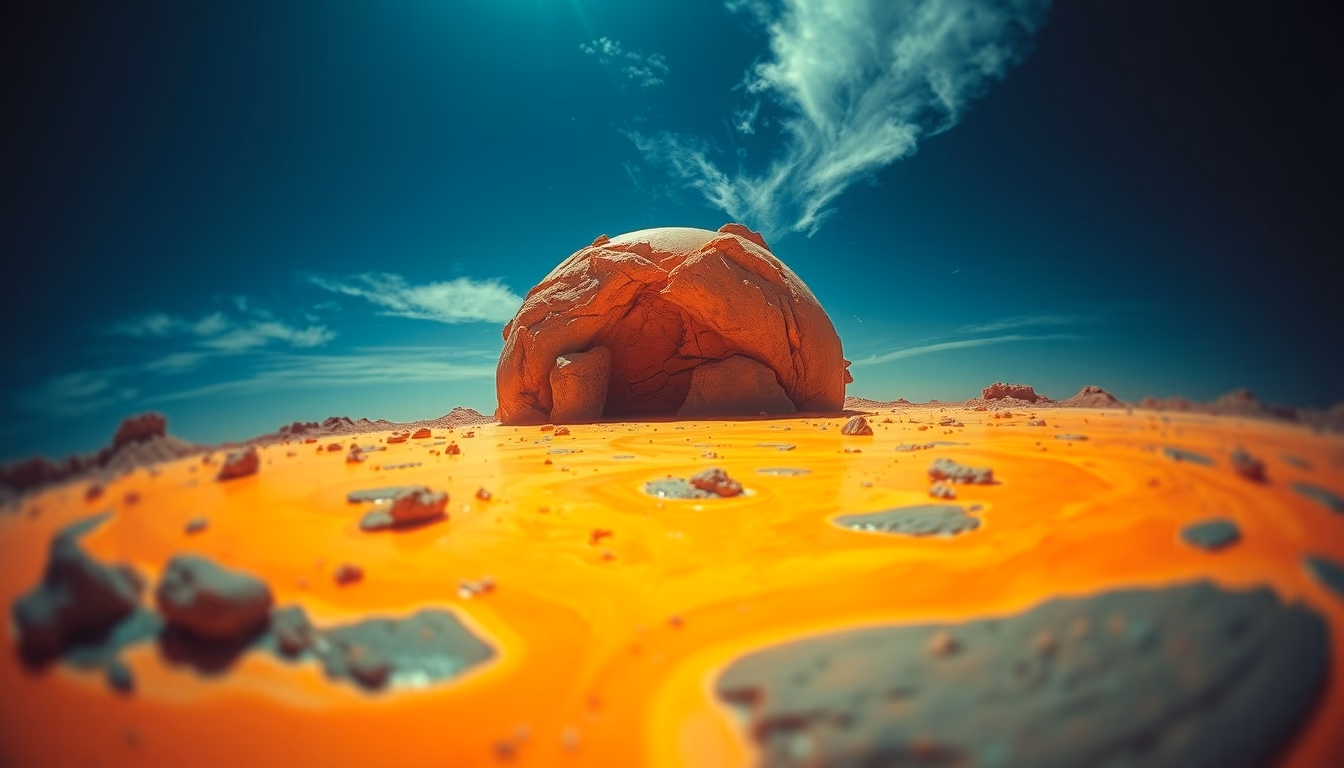 venus surface acidic in editorial style