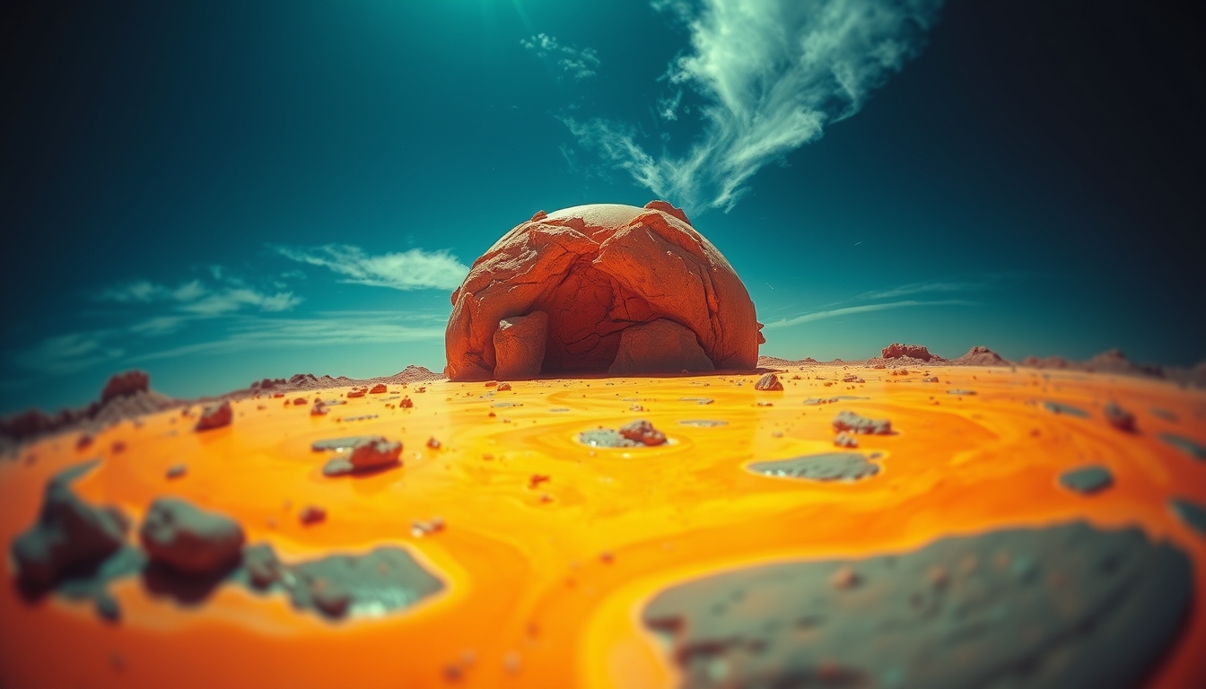 venus surface acidic in editorial style