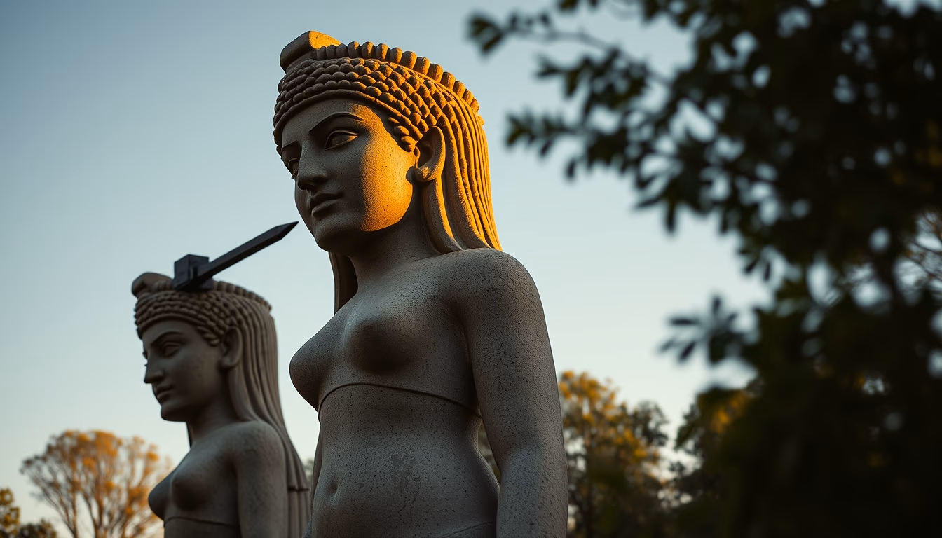 venus willendorf statue in editorial style