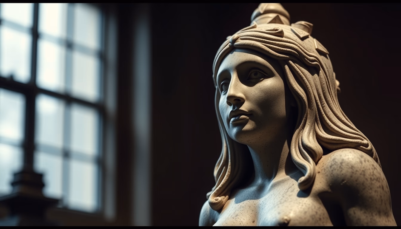 venus willendorf statue in editorial style