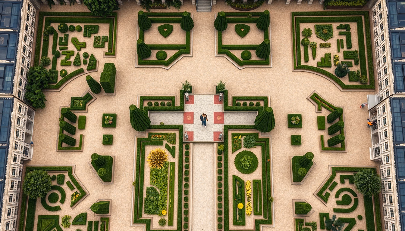 versailles palace gardens in editorial style