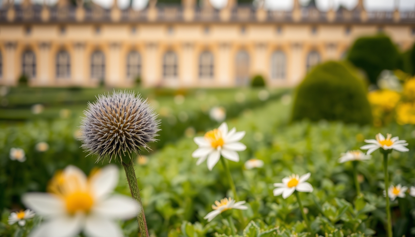 versailles palace gardens in editorial style