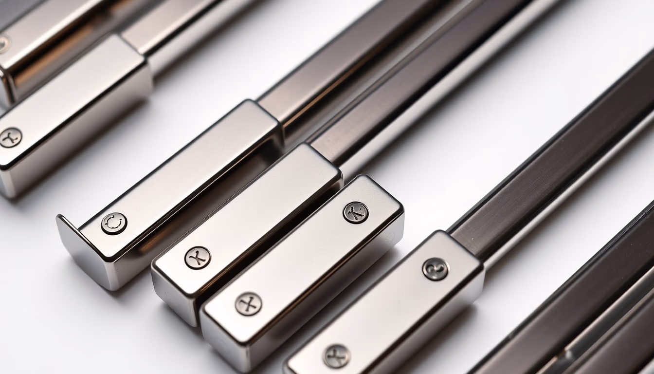 vibraphone metallic bars in editorial style