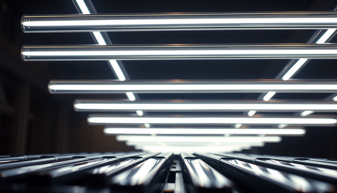 vibraphone metallic bars in editorial style