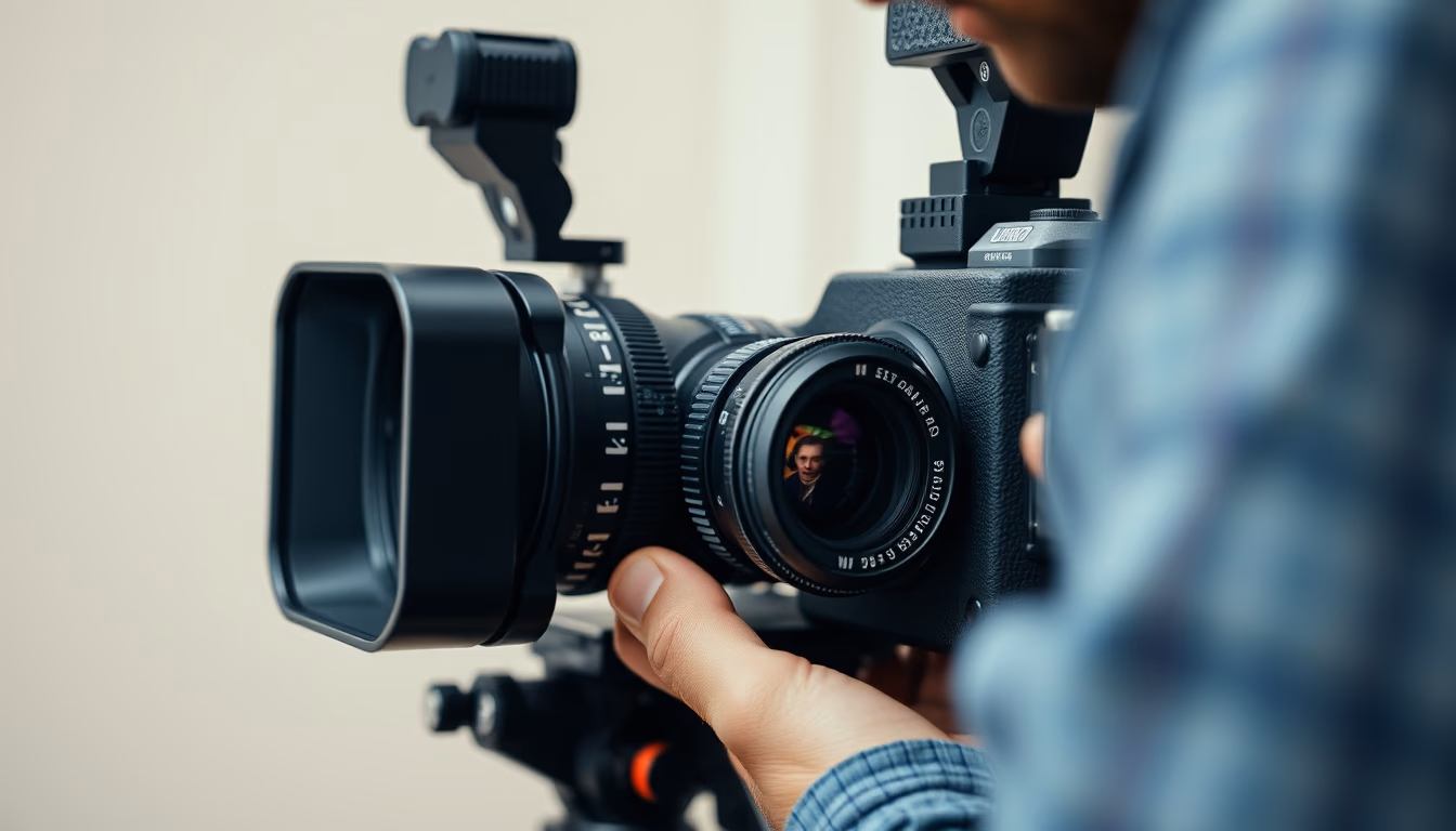 view camera bellows in editorial style