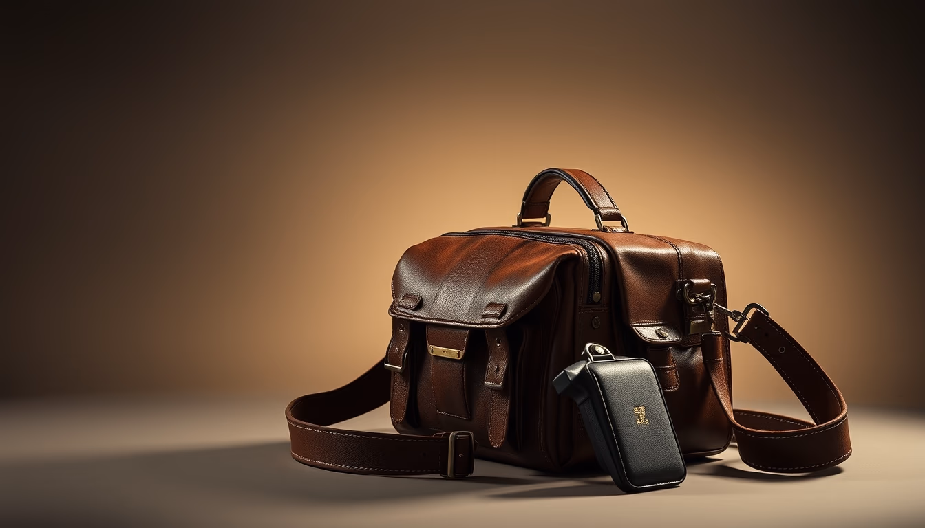 vintage flight bag pan am in editorial style