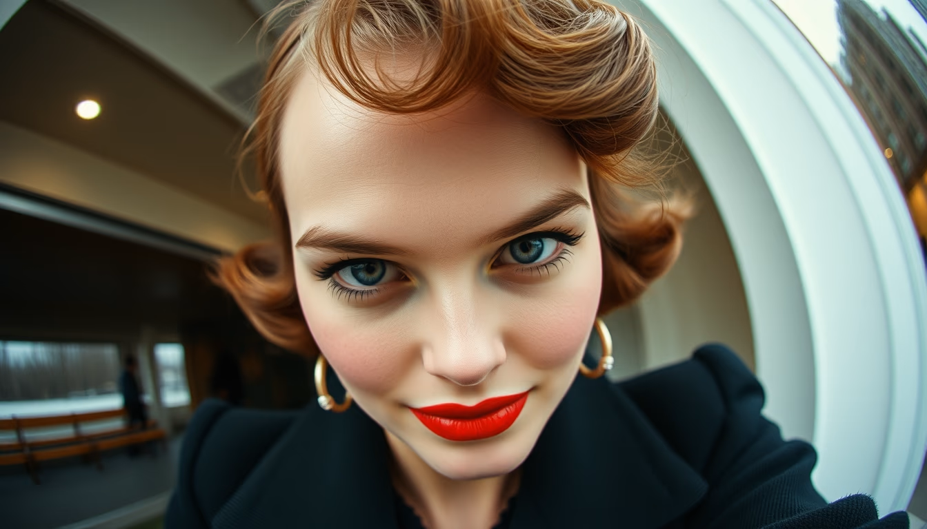 vogue 1950s cover in editorial style