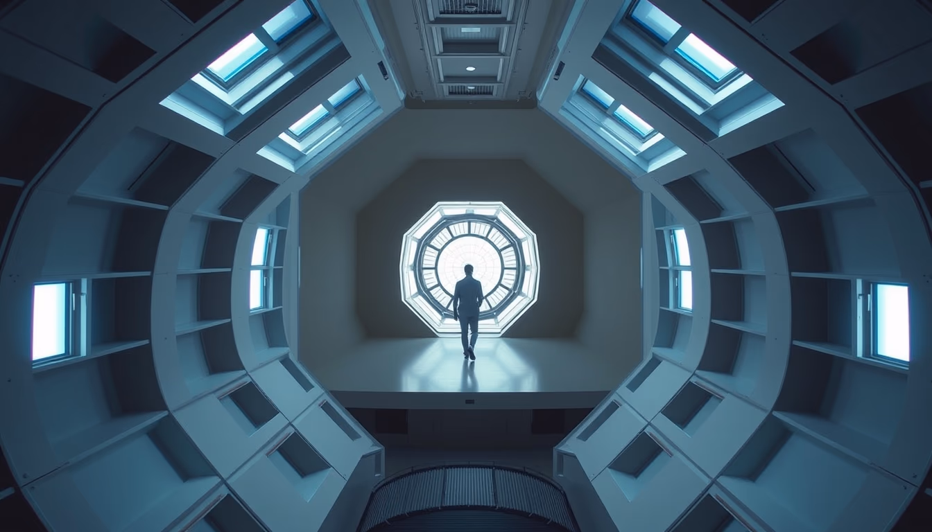 voyager 1 deep space in editorial style