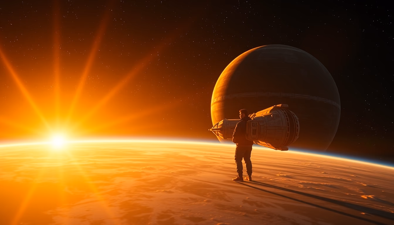 voyager 1 deep space in editorial style