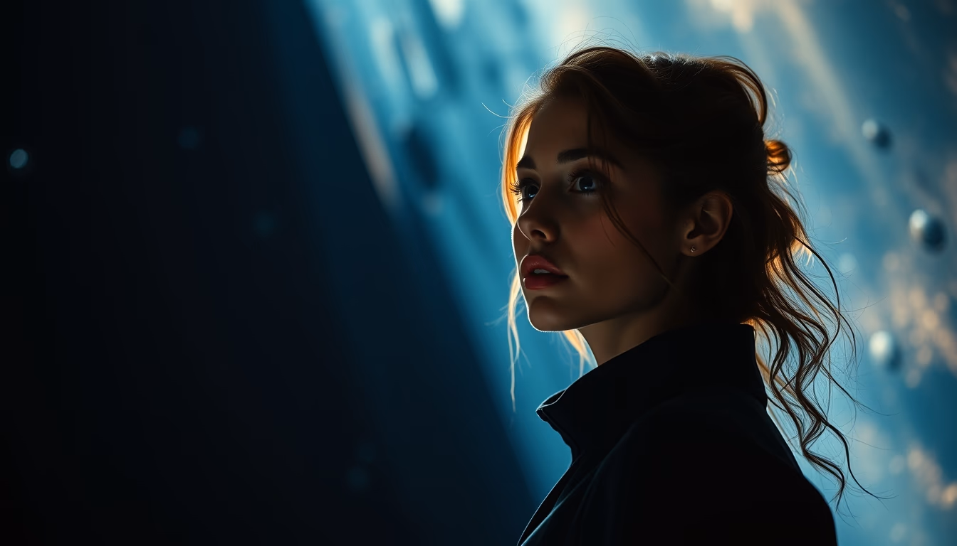 voyager 1 deep space in editorial style