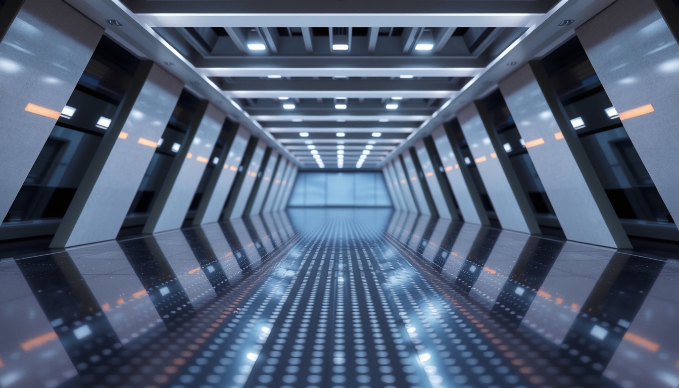 wafer silicon photolithography in editorial style