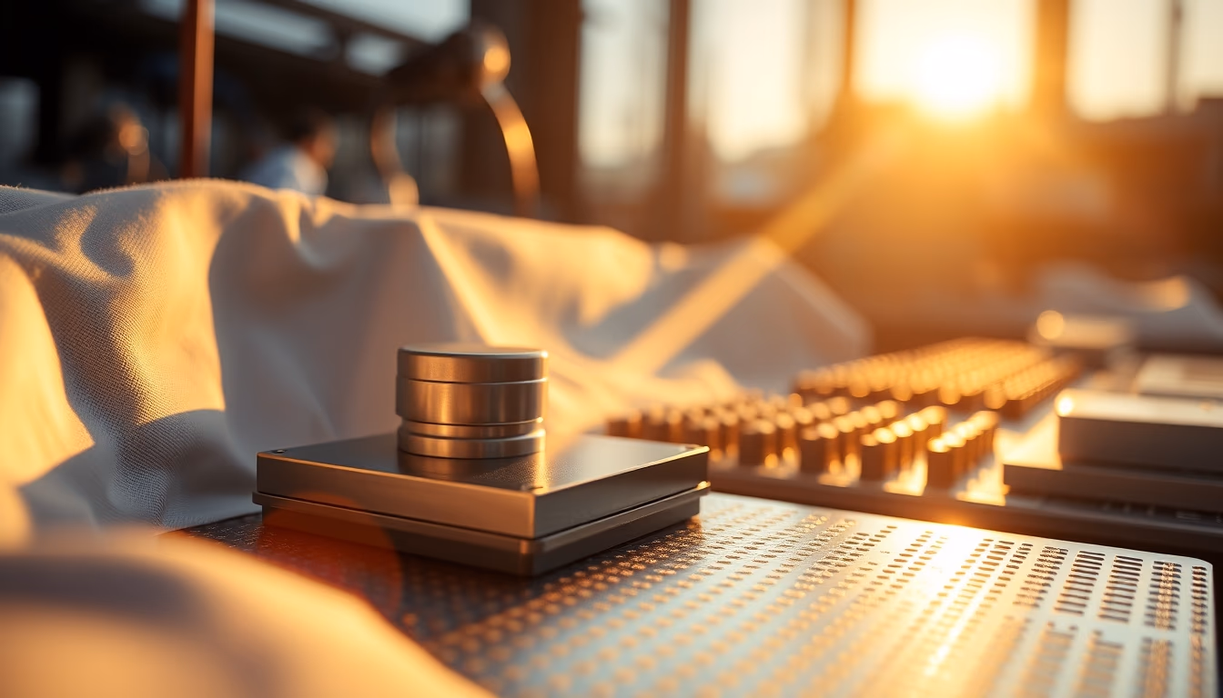 Wafer silicon photolithography em estilo editorial