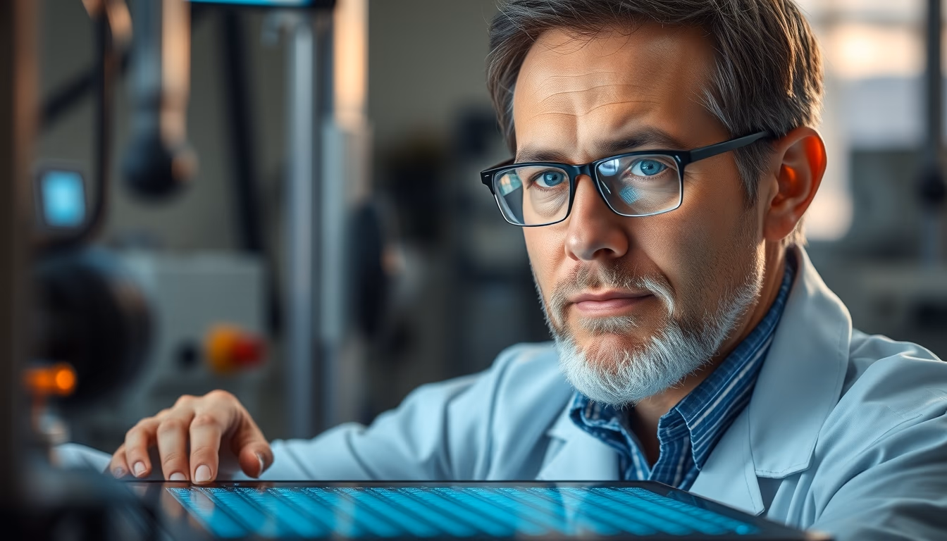 wafer silicon photolithography in editorial style