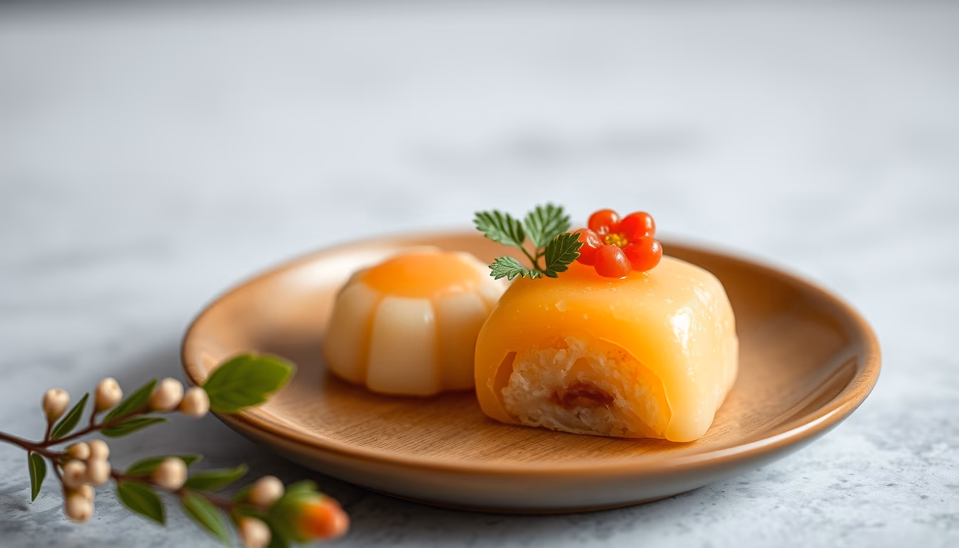 wagashi sweets seasonal in editorial style