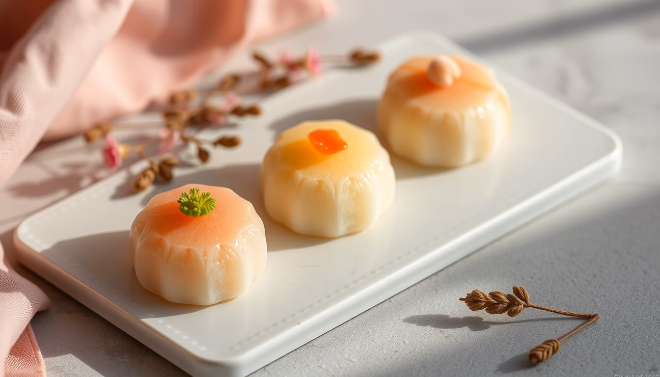 wagashi sweets seasonal in editorial style