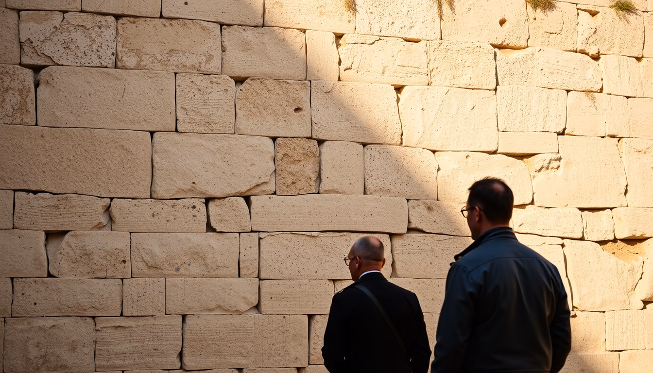 wailing wall jerusalem in editorial style