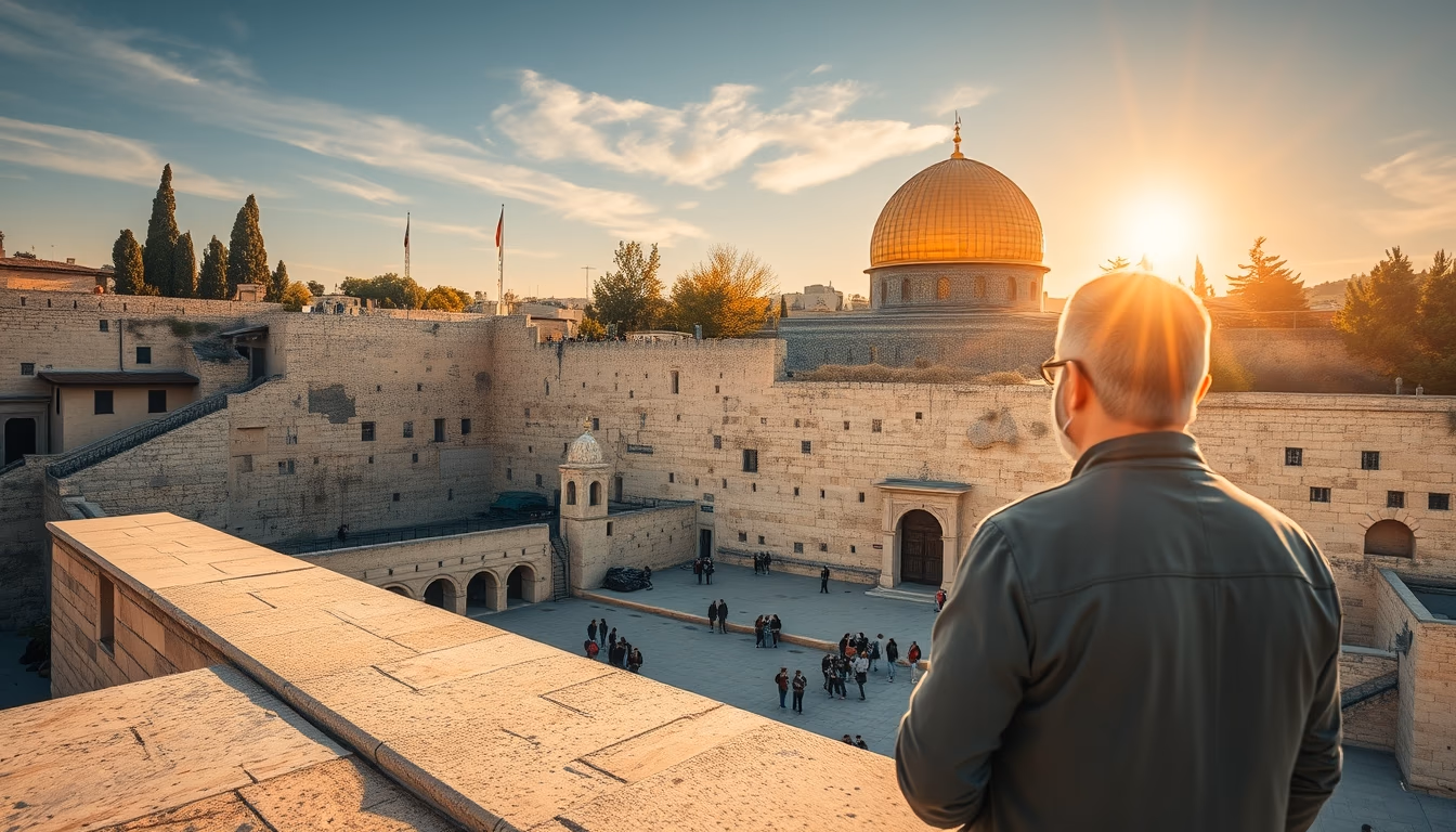 wailing wall jerusalem in editorial style