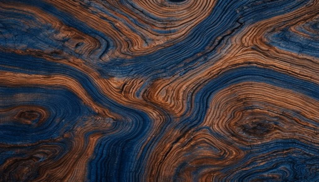walnut grain pattern in editorial style