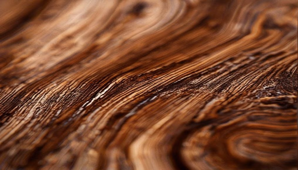 walnut grain pattern in editorial style
