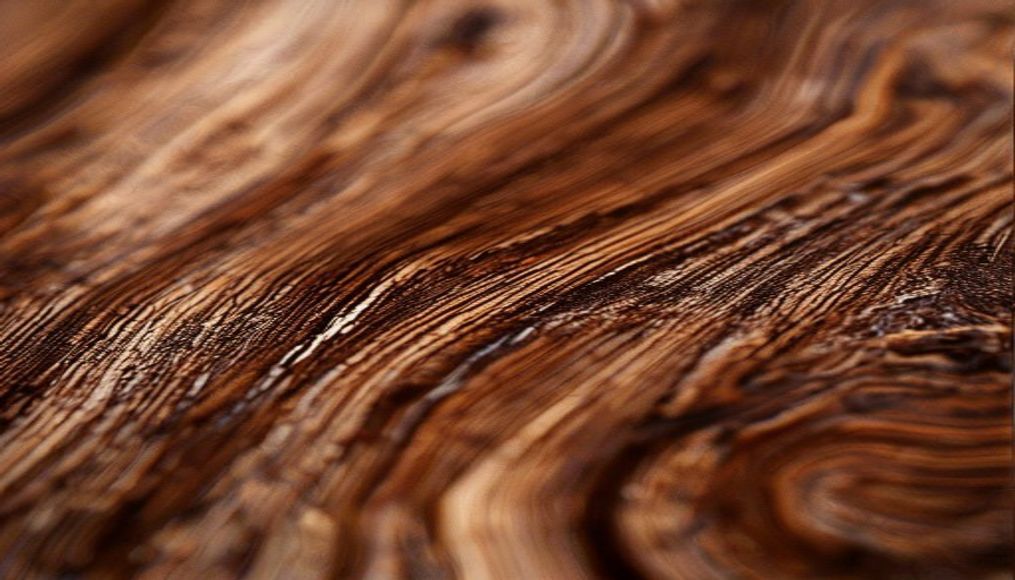 walnut grain pattern in editorial style