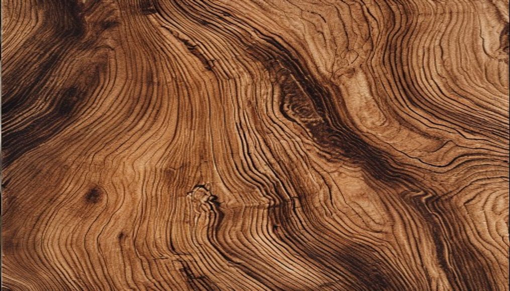 walnut grain pattern in editorial style