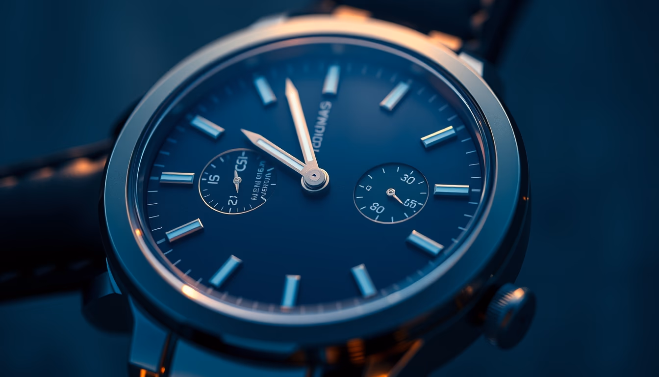 watch face macro luxury in editorial style