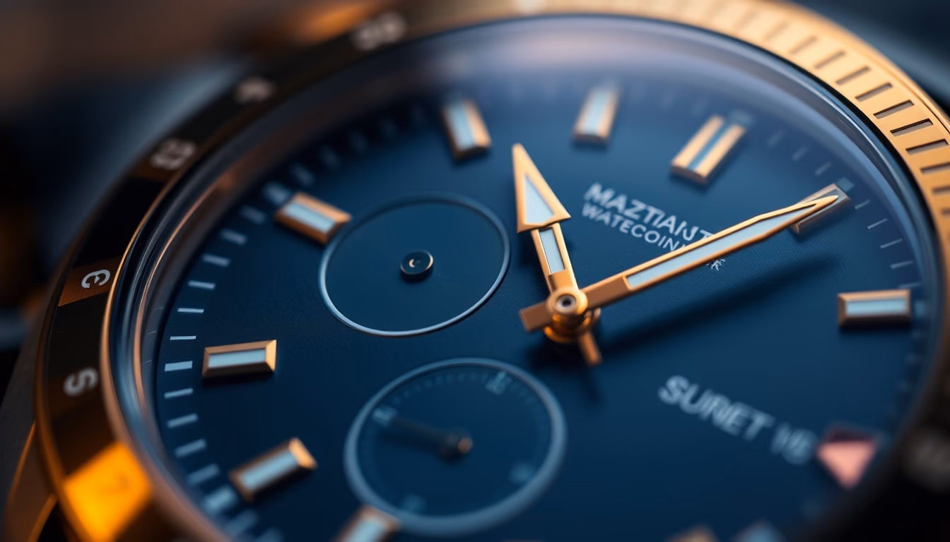 watch face macro luxury in editorial style