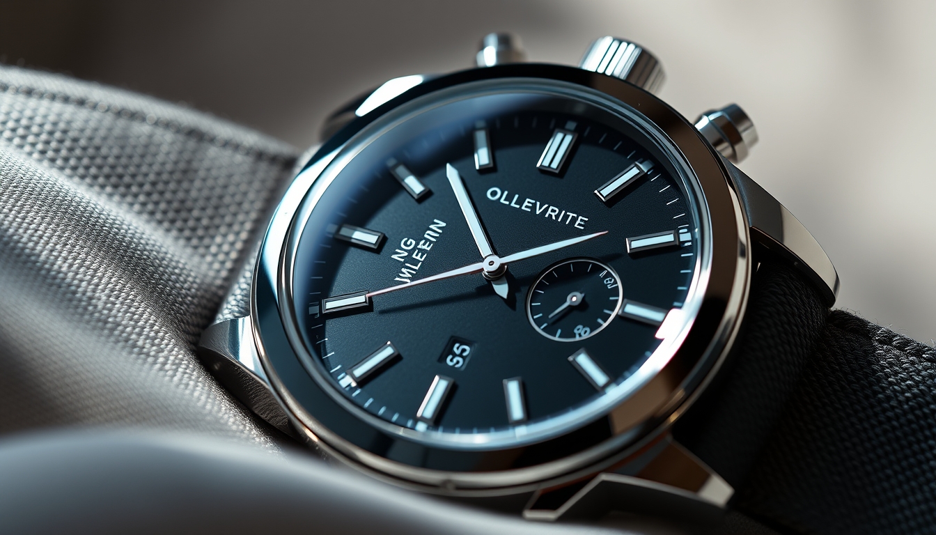 watch face macro luxury in editorial style