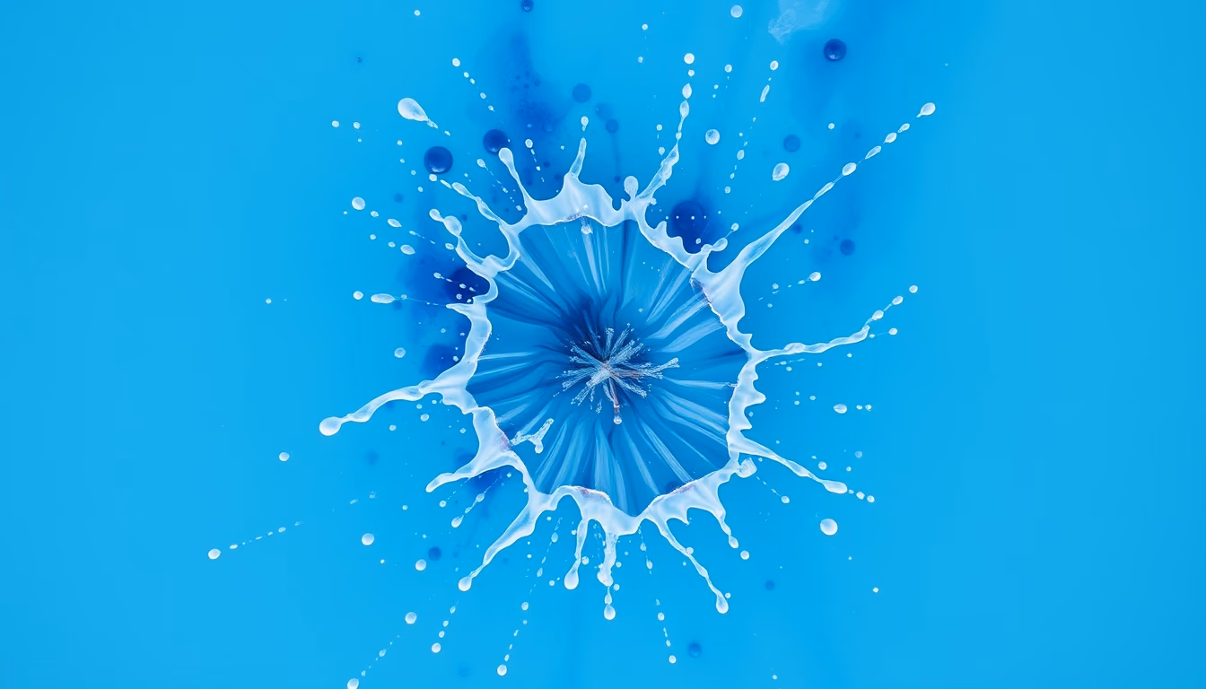 watercolor splash in editorial style