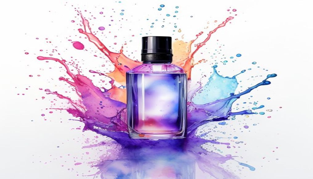 Watercolor splash em estilo editorial