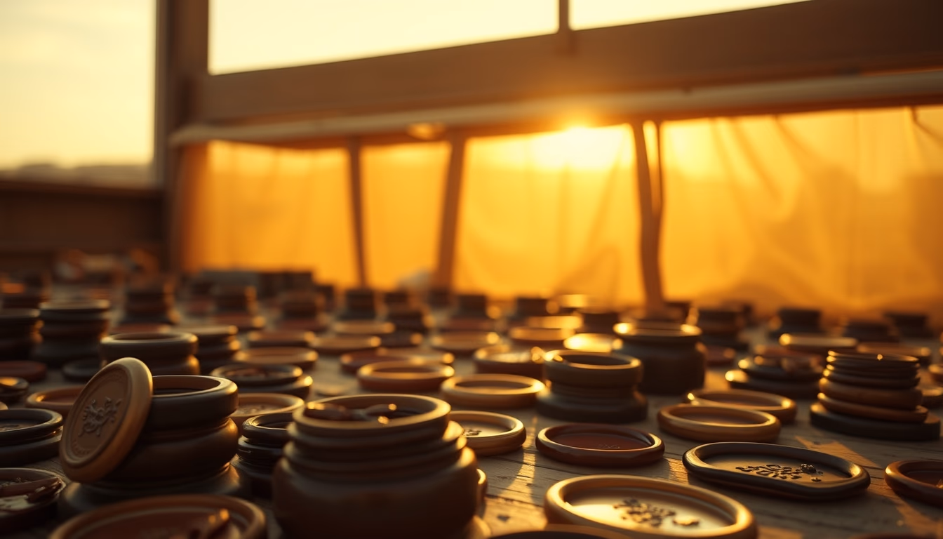 wax seal collection in editorial style