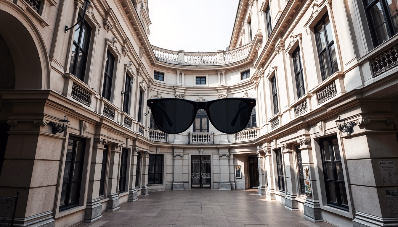 wayfarer black classic in editorial style