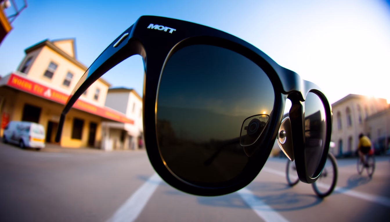 wayfarer black classic in editorial style