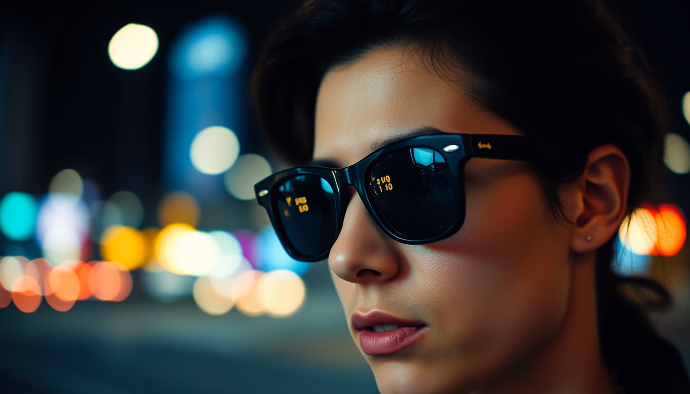 wayfarer black classic in editorial style