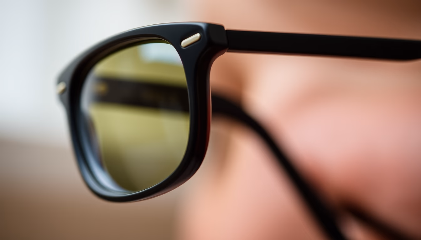 wayfarer black classic in editorial style