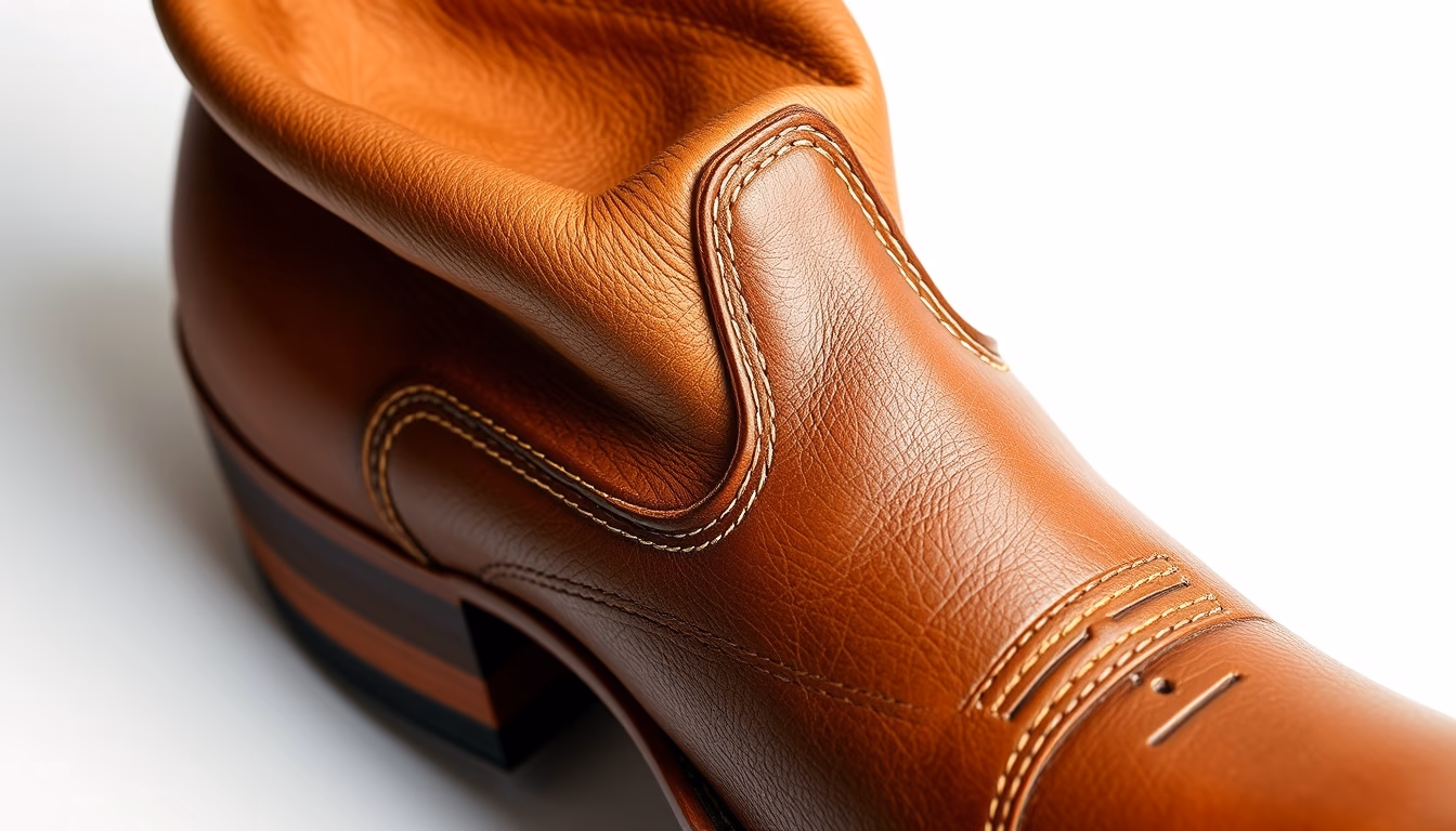 western saddle leather in editorial style