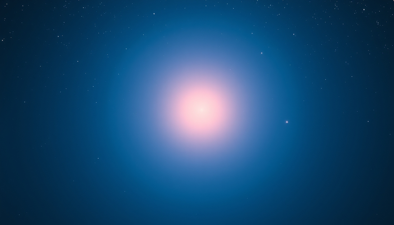 white dwarf star fading in editorial style