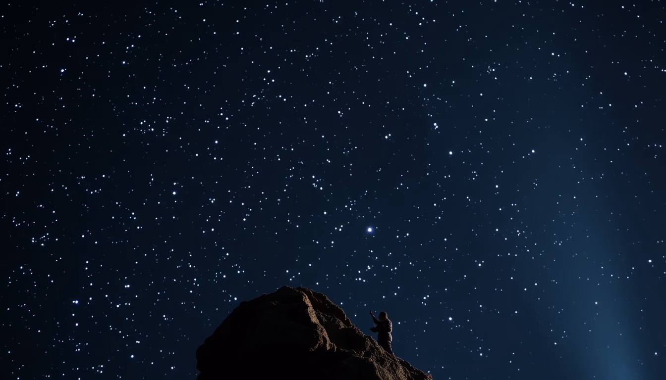 white dwarf star fading in editorial style