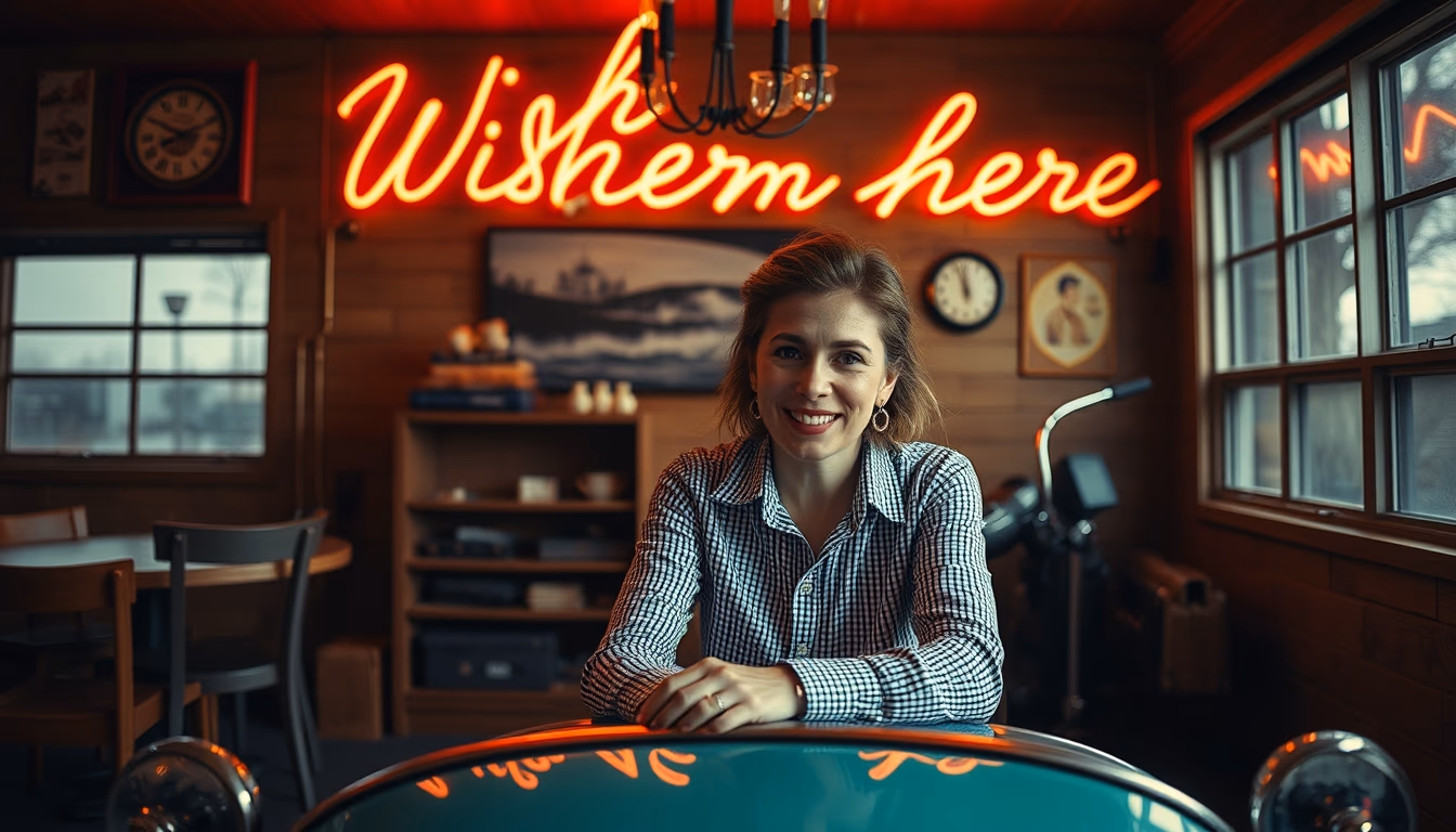 wish you were here vintage in editorial style