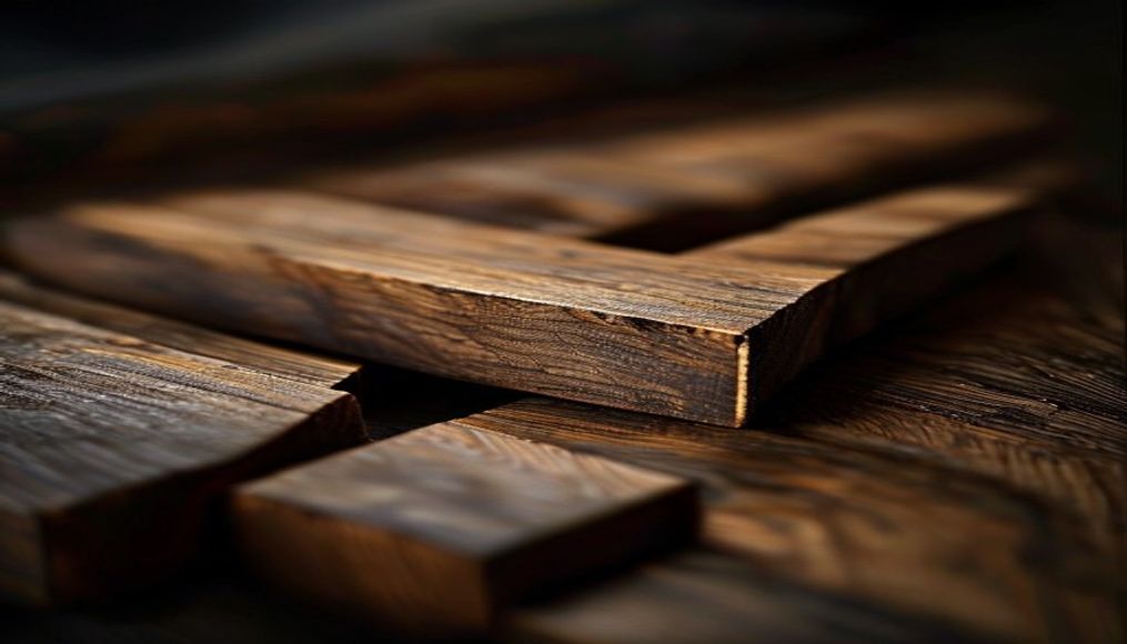 wood joint dovetail in editorial style