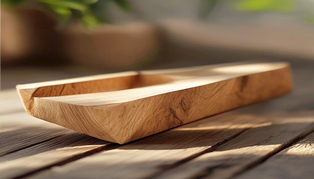 wood joint dovetail in editorial style