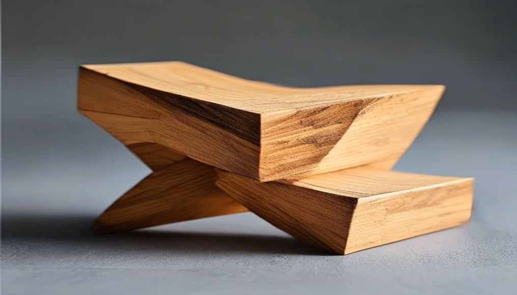 wood joint dovetail in editorial style